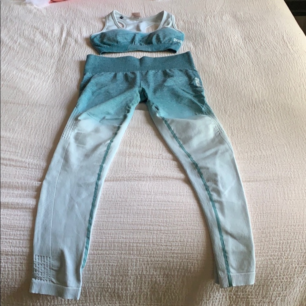 Gymshark sports bra and leggings